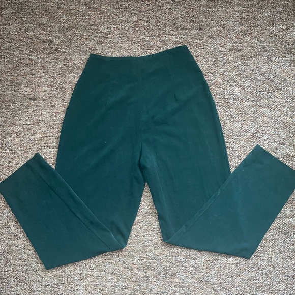 Tall Girl teal vintage pants. Size 10 - fits more like size 6-8 in waist. - Picture 2 of 4